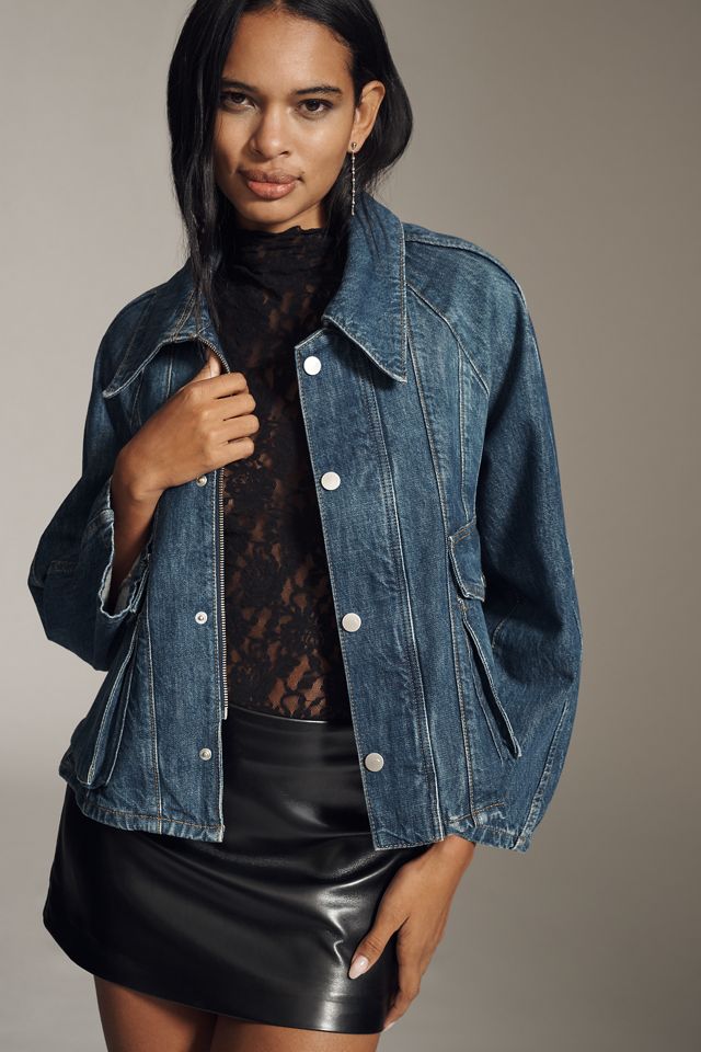 Pilcro Denim Swing Jacket #3
