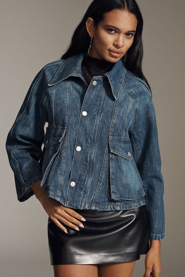 Pilcro Denim Swing Jacket #1