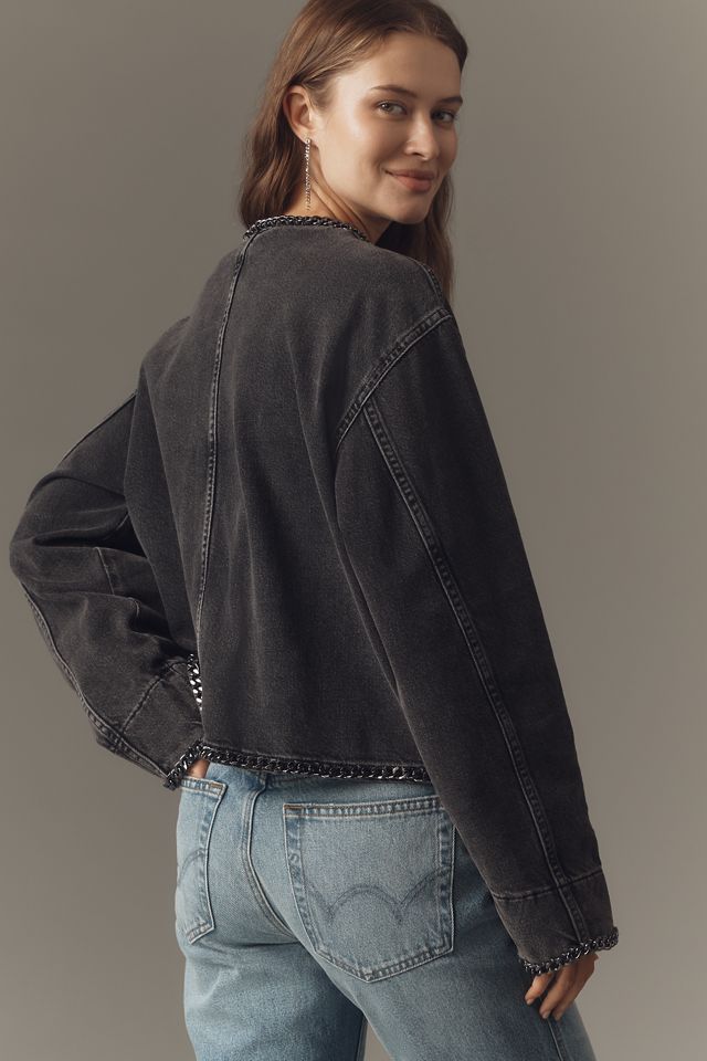 Pilcro Chain Denim Jacket #1