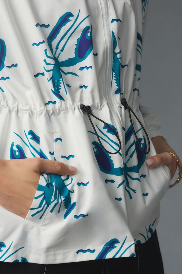 Pepaloves Lobster Print Rain Jacket #3