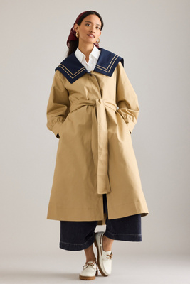 Damson Madder Ella Trench Coat product page
