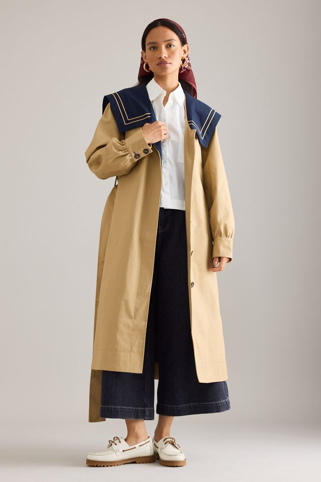 Damson Madder Ella Trench Coat #2