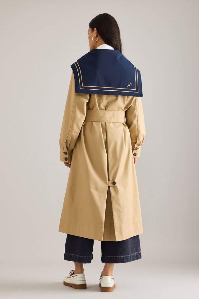 Damson Madder Ella Trench Coat #1