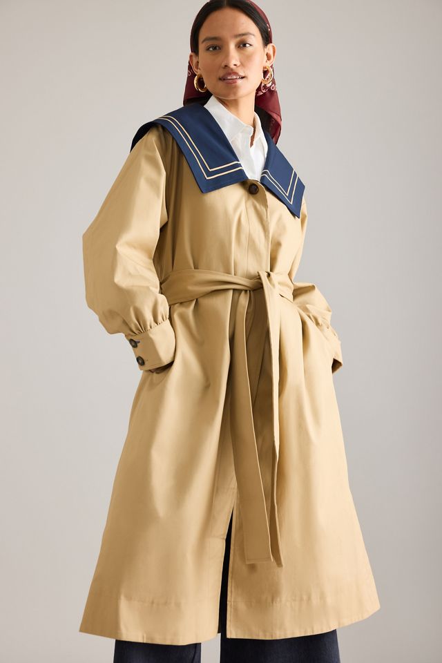 Damson Madder Ella Trench Coat #4