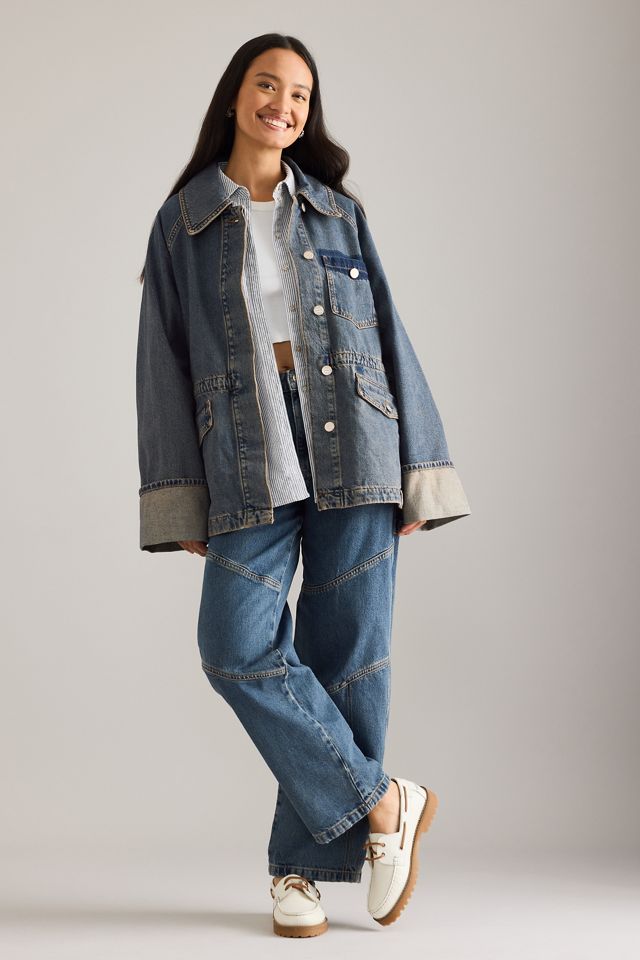 Damson Madder Emilie Workwear Jacket | Anthropologie UK