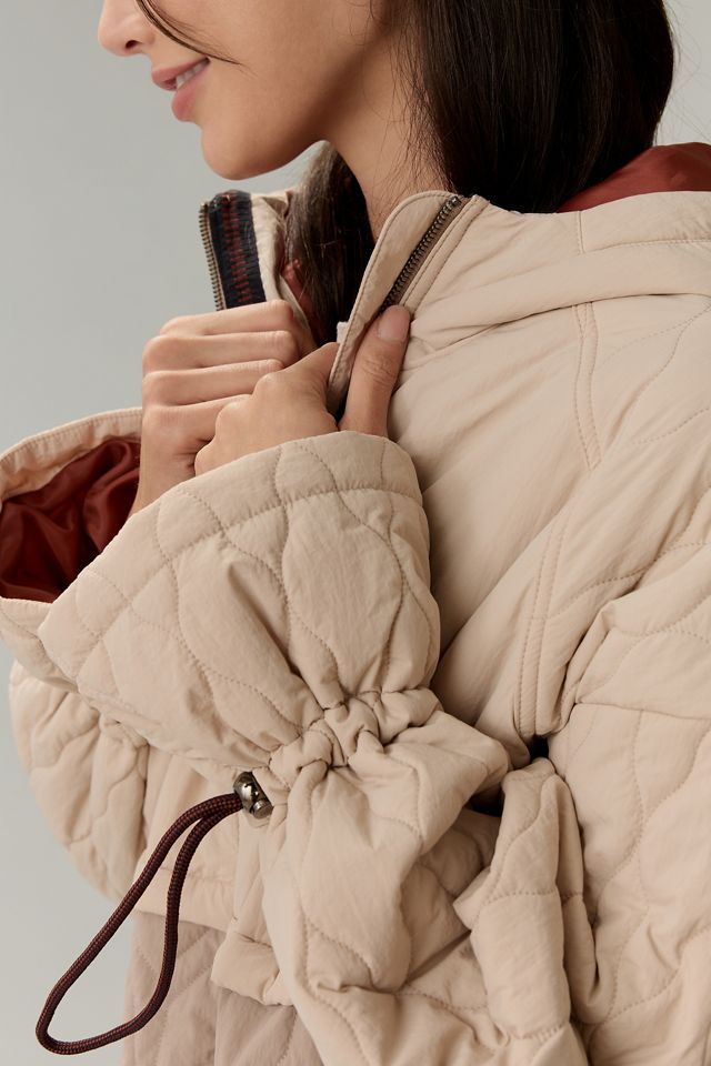 Pilcro Quilted Mix Liner Coat #3