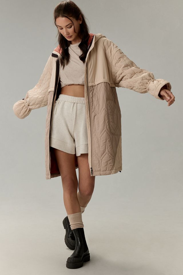 Pilcro Quilted Mix Liner Coat #4