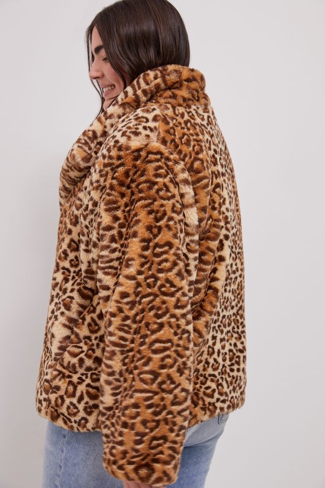 Anthropologie hot sale leopard jacket