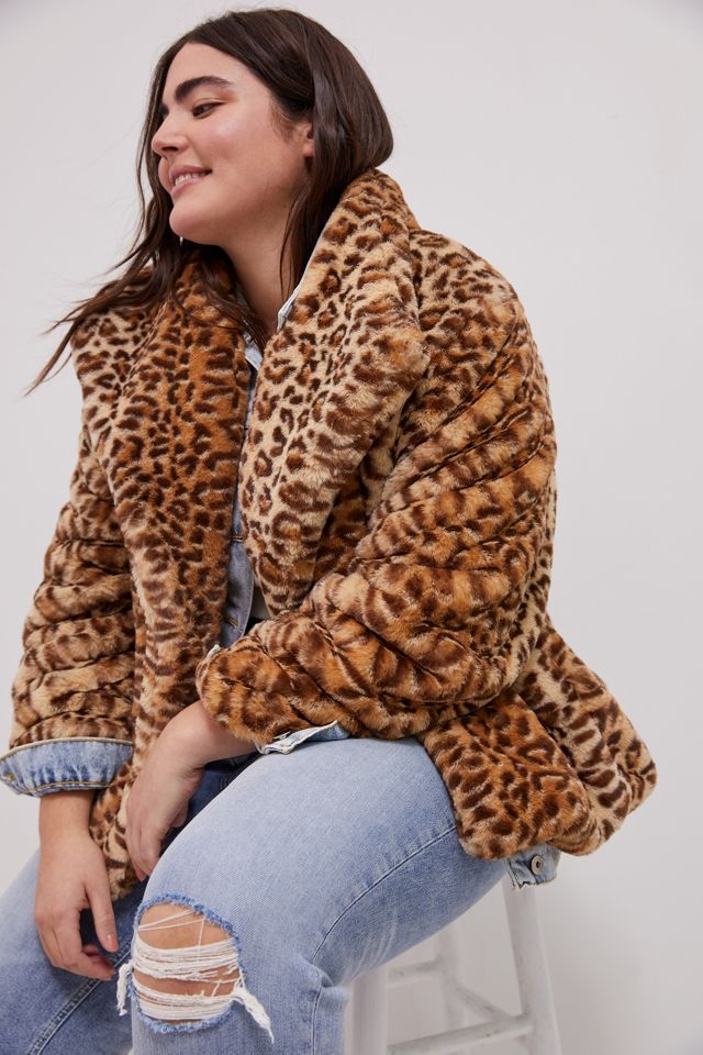 Leopard print 2024 coat anthropologie