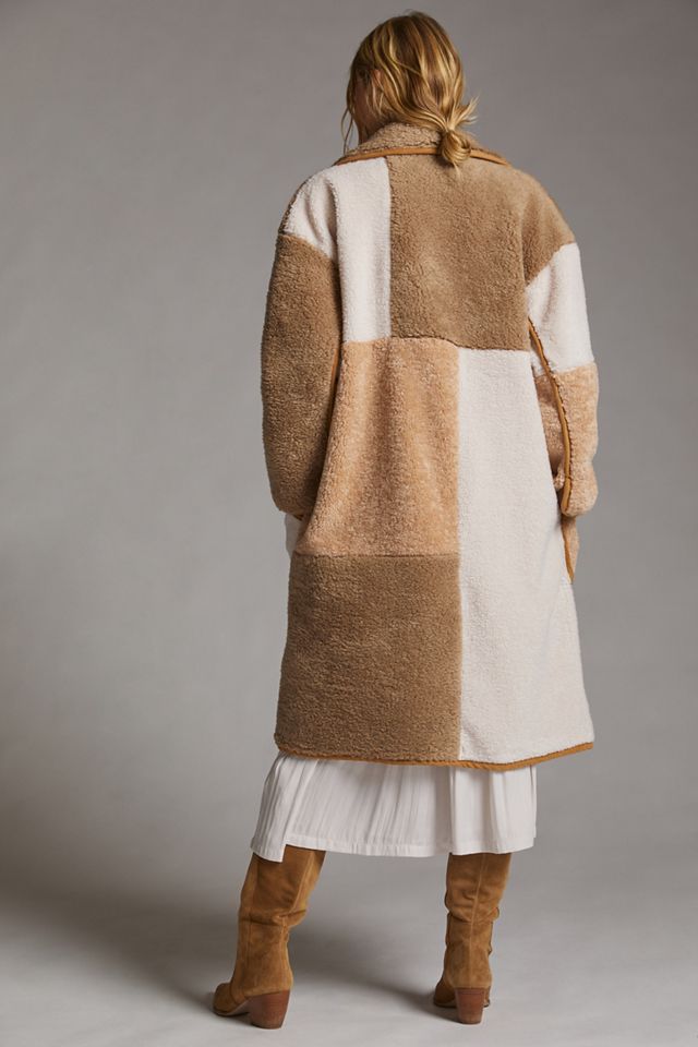Pilcro Colorblocked Sherpa Coat #2