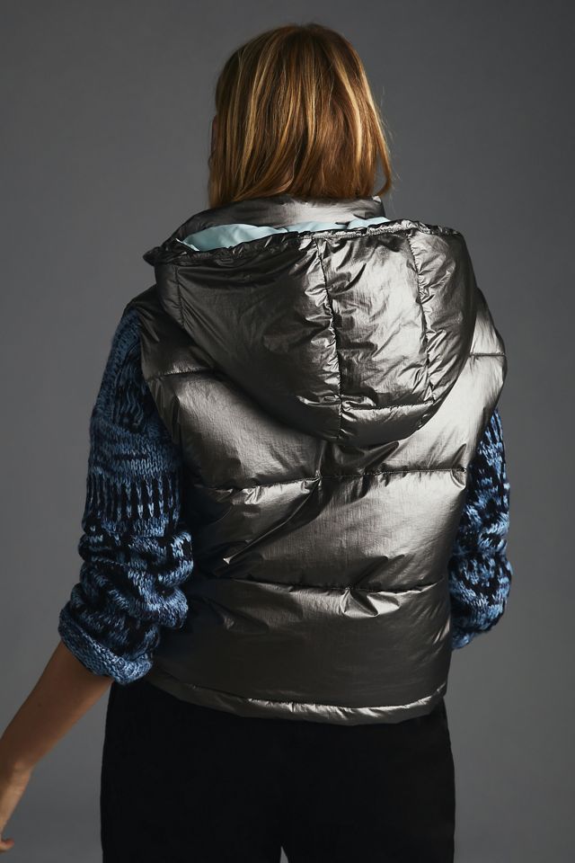 Pilcro Metallic Puffer Vest #2