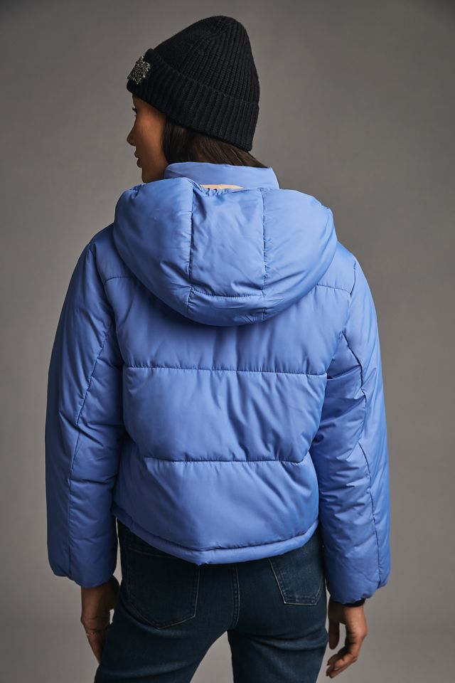 Pilcro Cropped Colorblock Puffer Jacket #1
