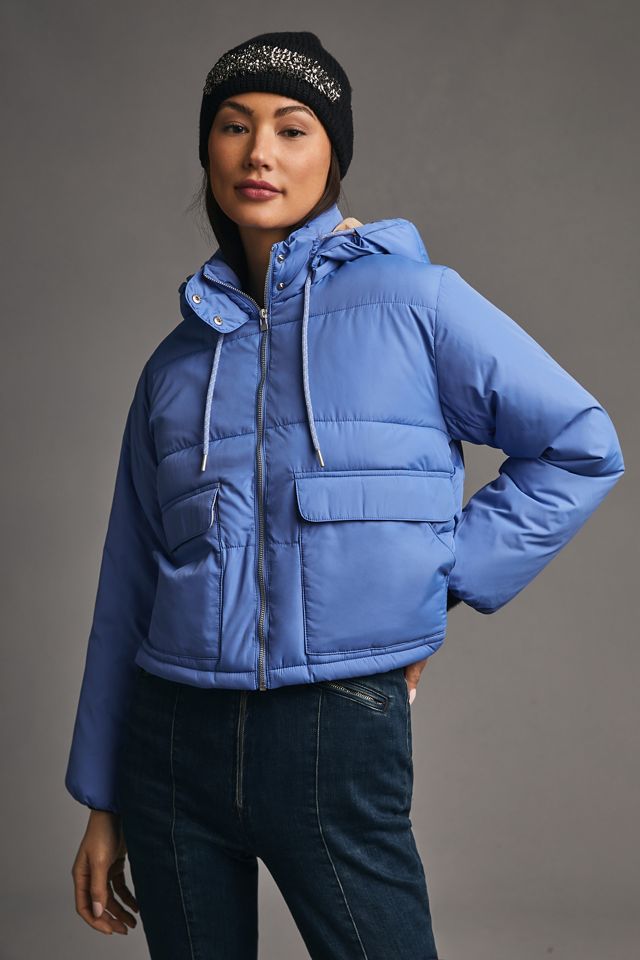 Pilcro Cropped Colorblock Puffer Jacket #2