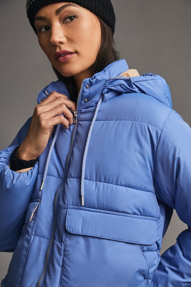 Pilcro Cropped Colorblock Puffer Jacket #3