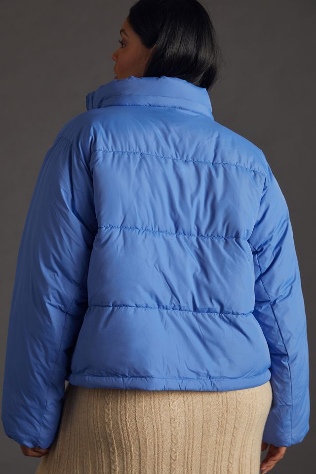 Pilcro Cropped Colorblock Puffer Jacket #6