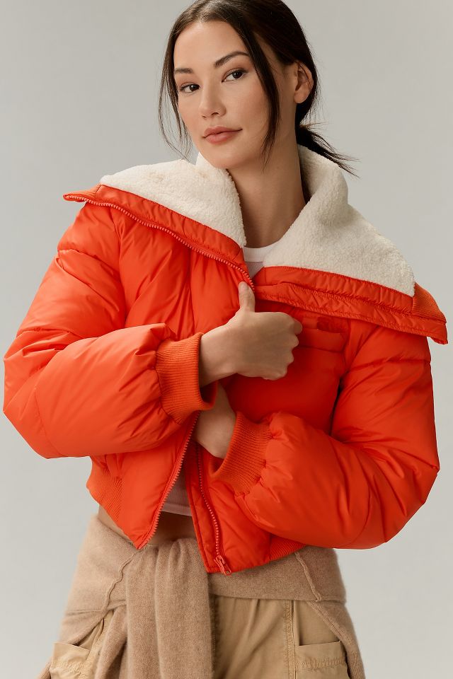 cropped puffer jacket