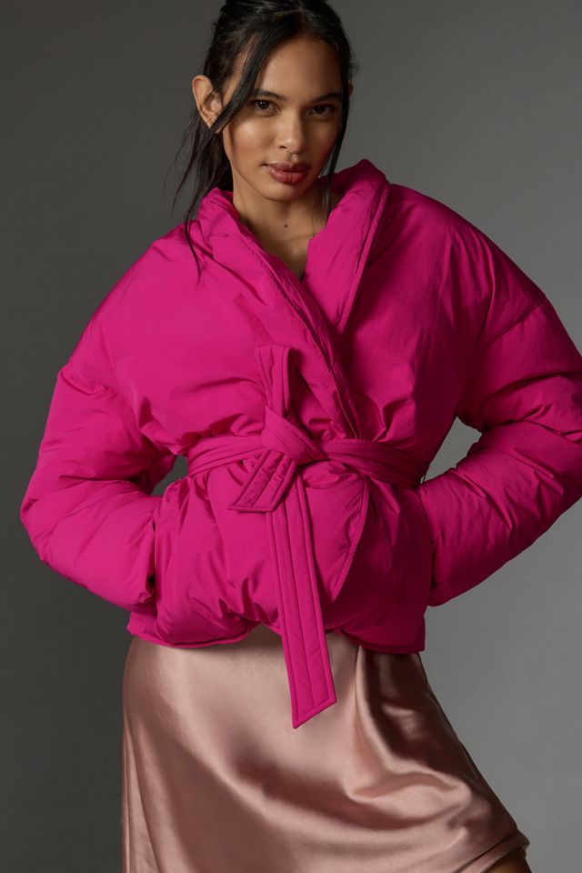 Maeve Crop Cocoon Puffer Jacket