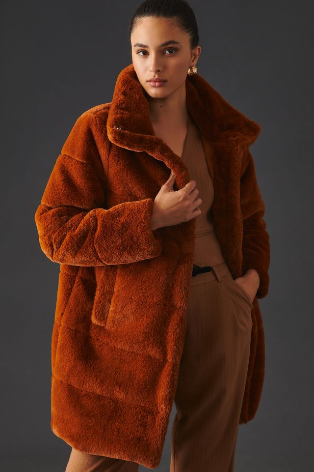 NVLT Faux Fur Puffer Coat | Anthropologie