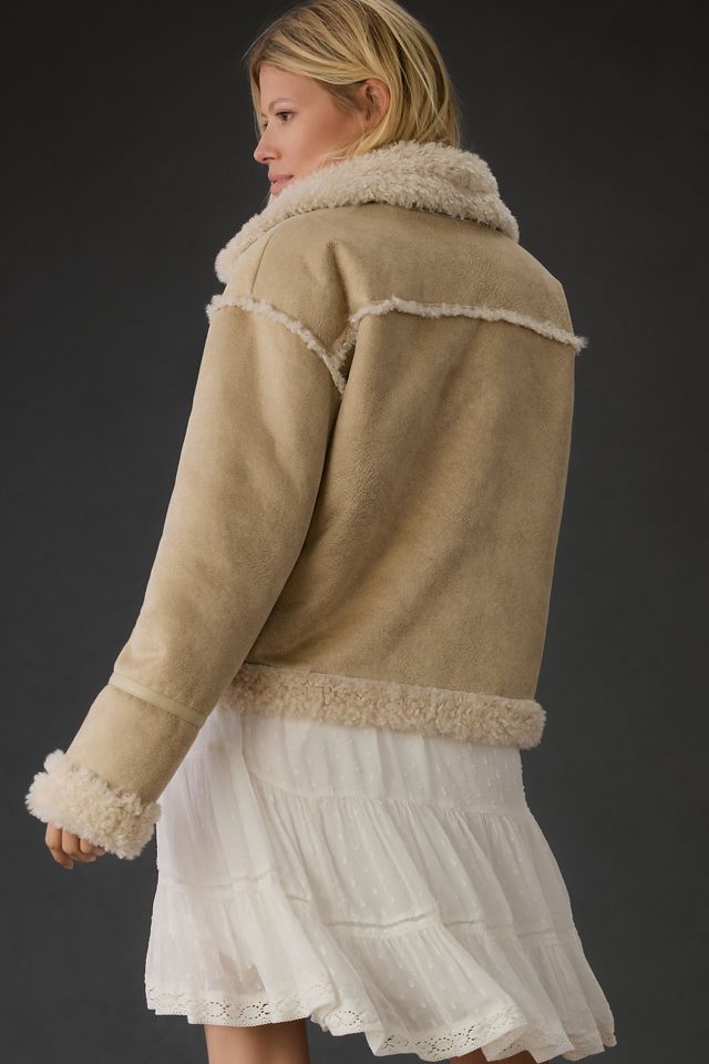 NVLT Sherpa Mix Moto Jacket #3