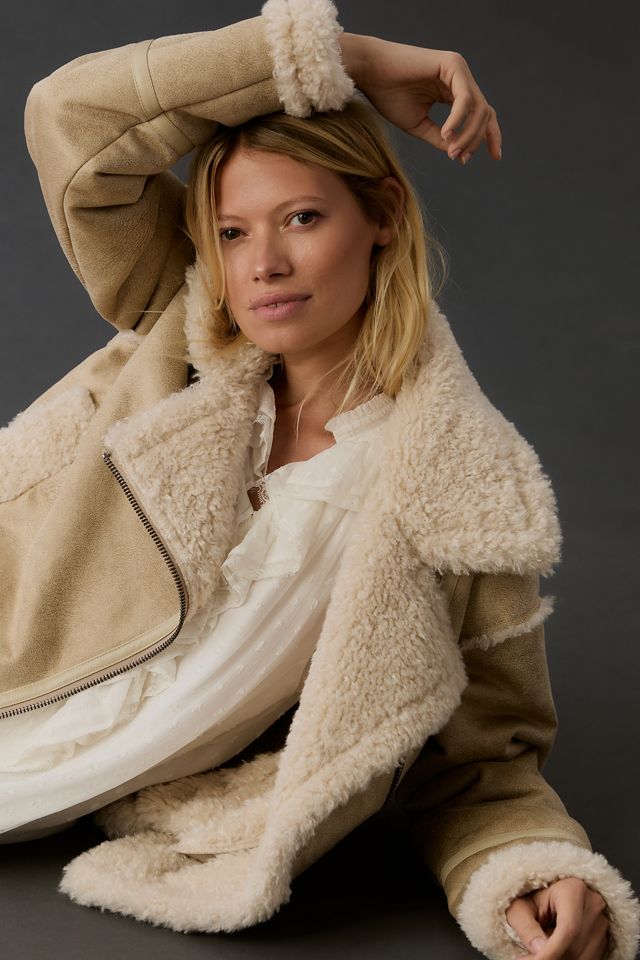 NVLT Sherpa Mix Moto Jacket #1