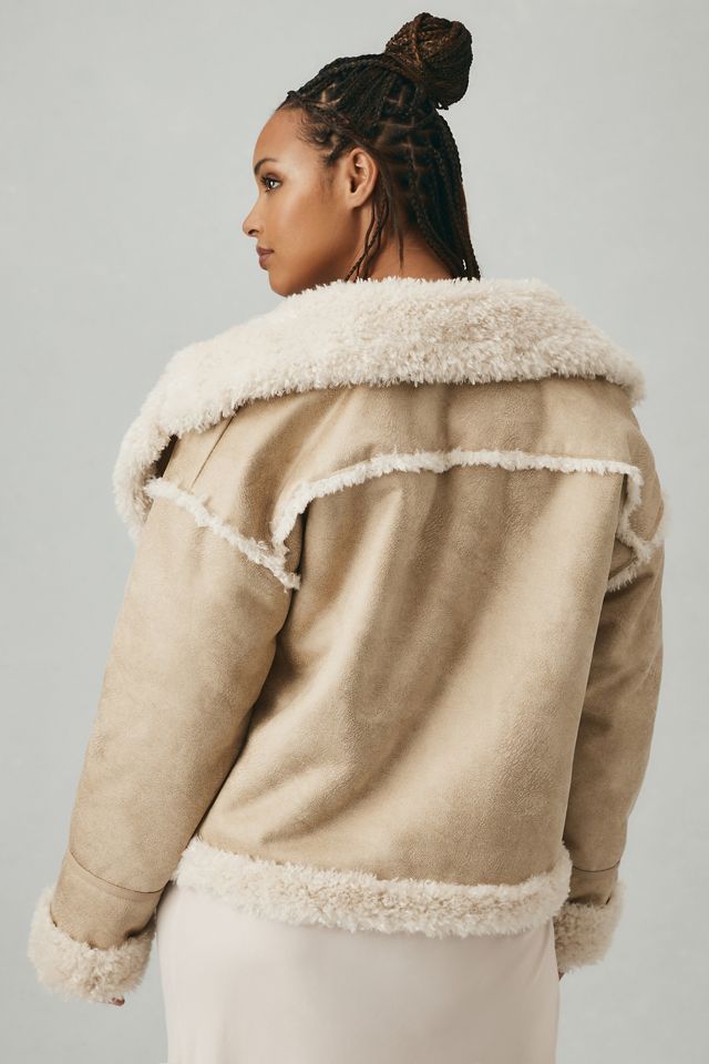 NVLT Sherpa Mix Moto Jacket #7