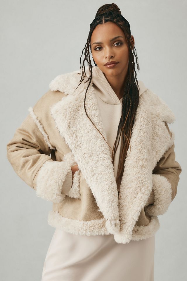 NVLT Sherpa Mix Moto Jacket #6