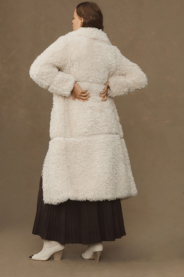Badgley Mischka Shearling Coat #4