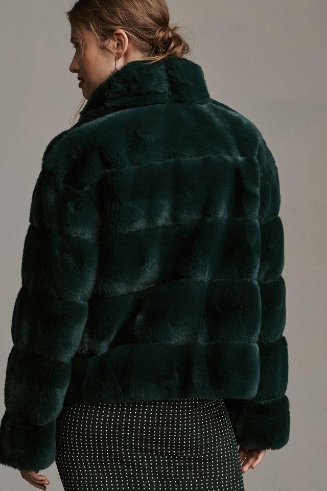 NVLT Quilted Faux Fur Jacket #2