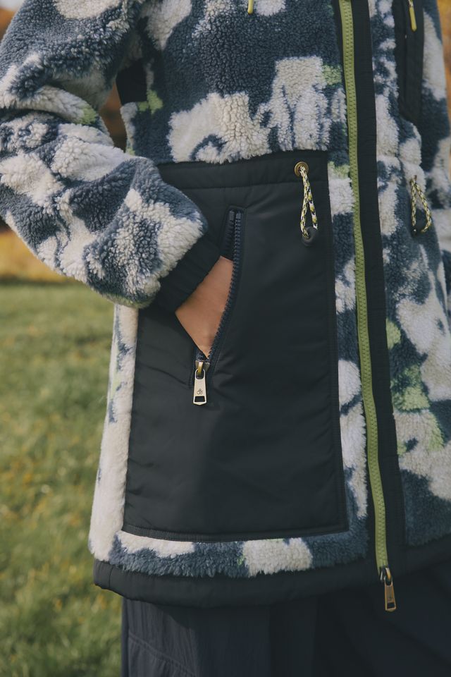 Scotch & Soda Hooded Sherpa Printed Jacket | Anthropologie