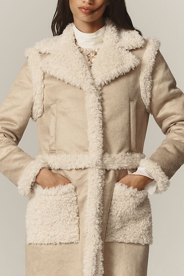 NVLT 4-in-1 Convertible Faux-Shearling Coat | Anthropologie NVLT 4-in-1 Convertible Faux-Shearling Coat | Anthropologie