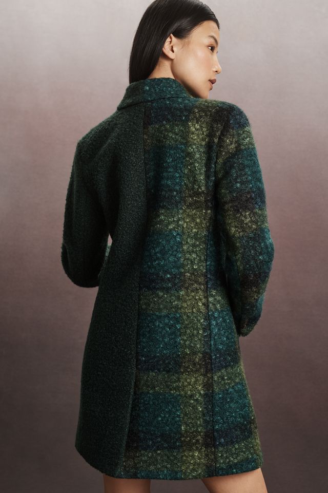 NVLT Flat Bouclé Mixed Media Coat #1