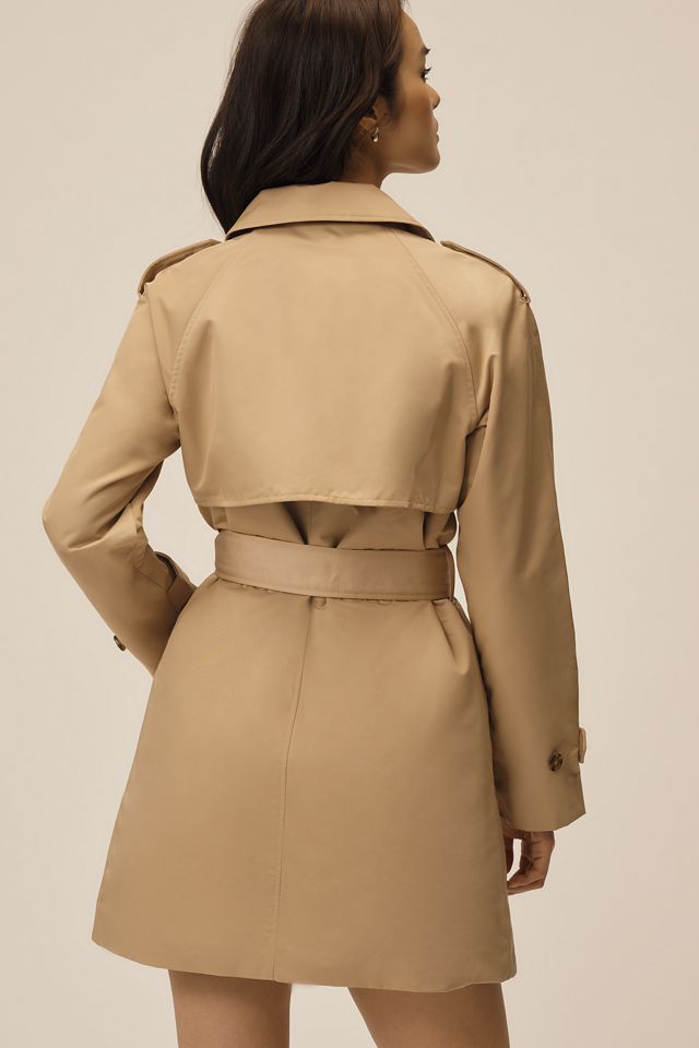 Ellen Tracy Quilted Trench Coat #1