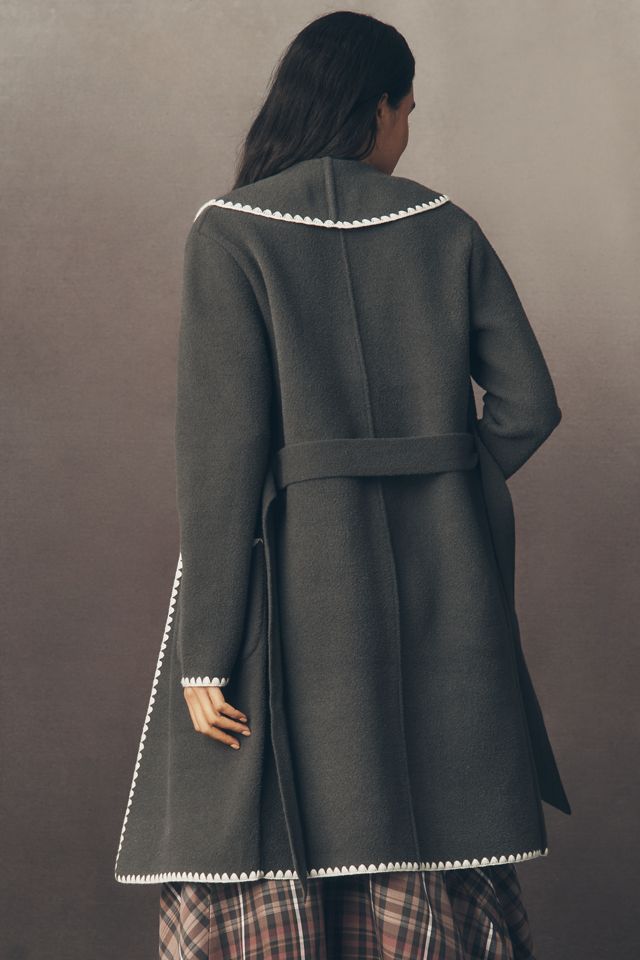 NVLT Whipstitch Wrap Coat #2