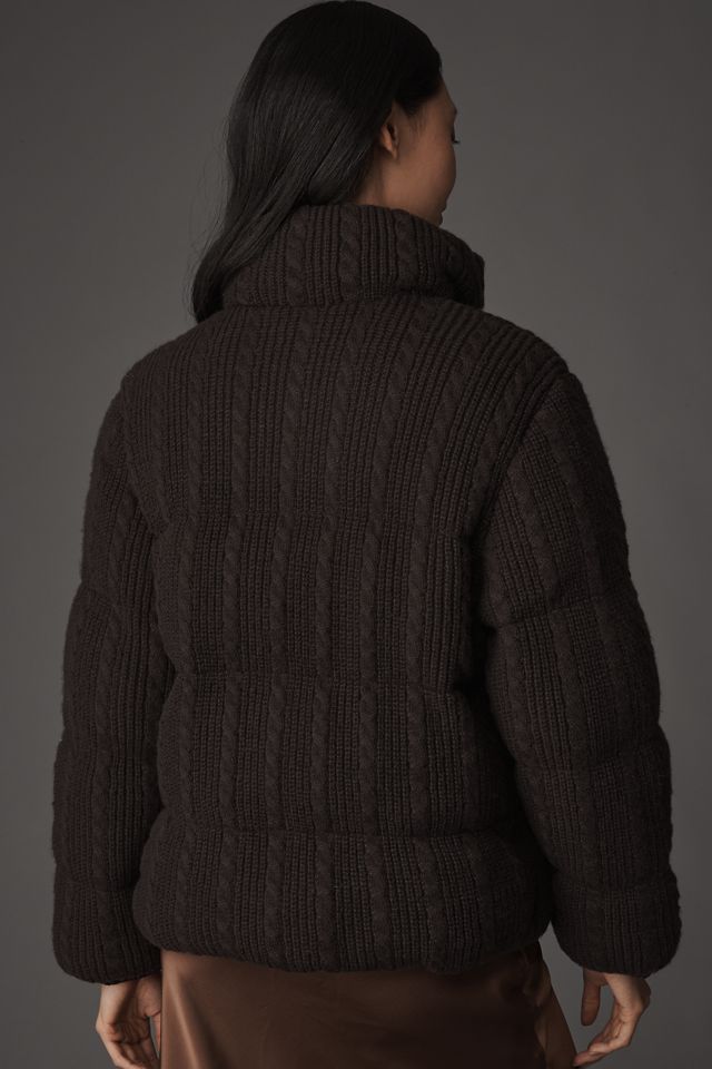 NVLT Sweater Knit Puffer Jacket #1