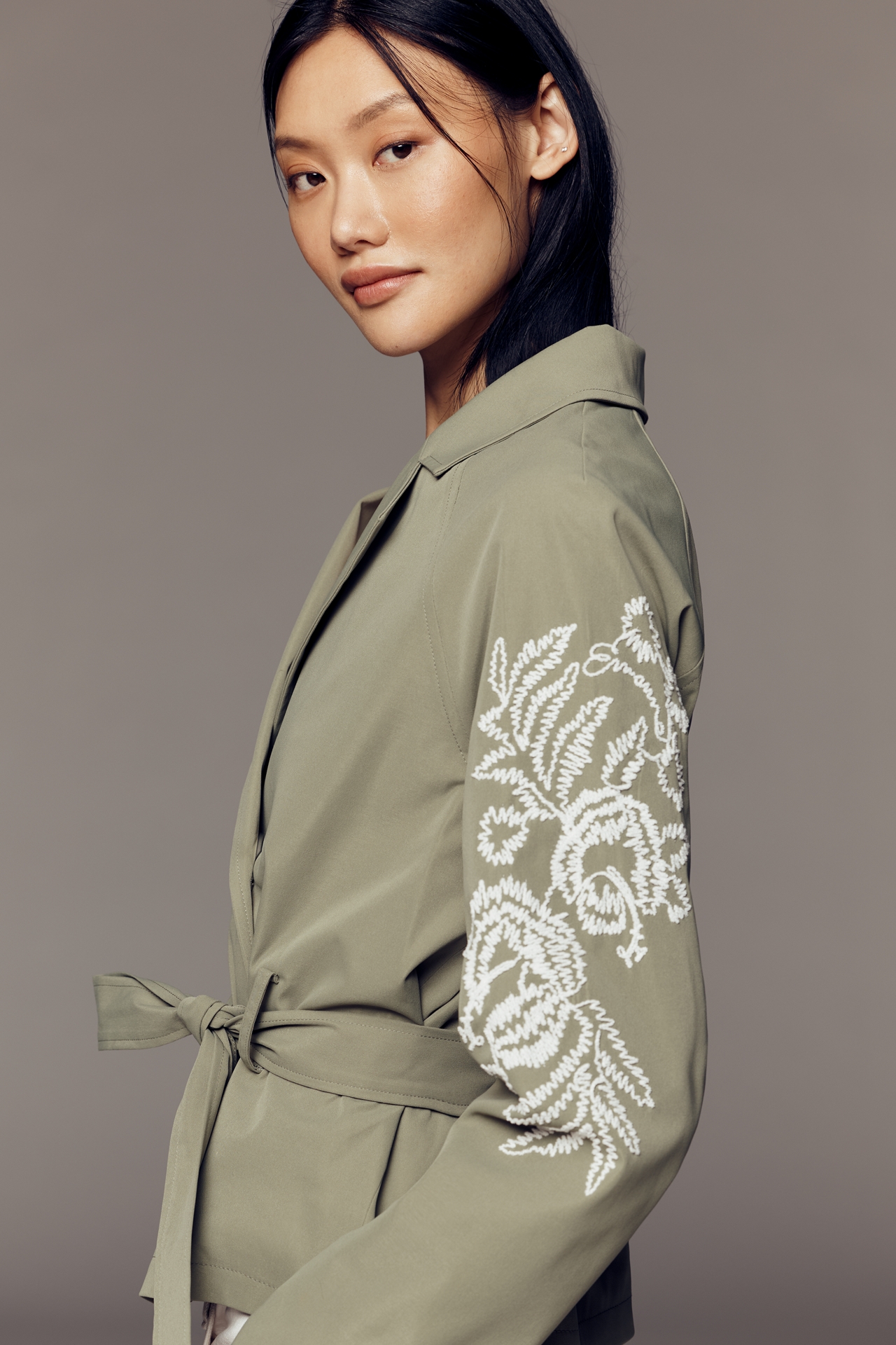 NVLT Crop Embroidered Jacket