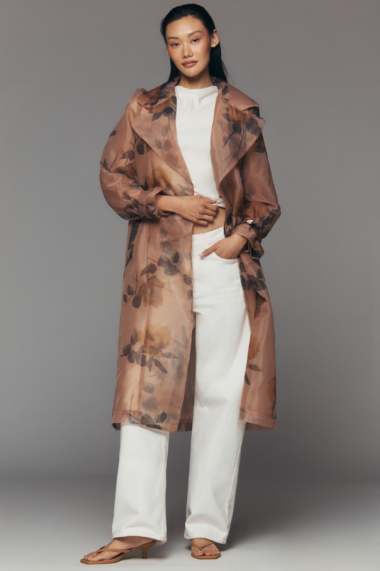 NVLT Organza Trench Coat