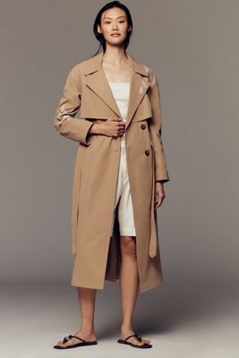 Barbour Plus Maia Showerproof Trench Coat | Anthropologie