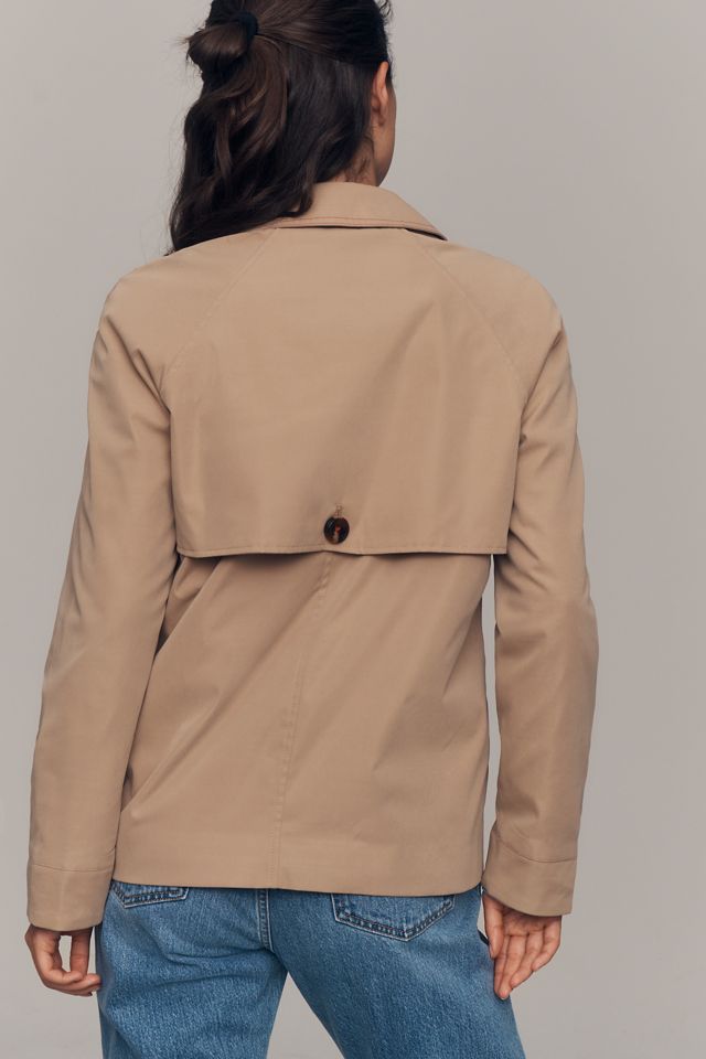 Hunter Tina Striped Double-Breasted Trench Coat #3