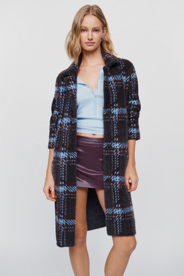 NVLT Plaid Coatigan by Anthropologie