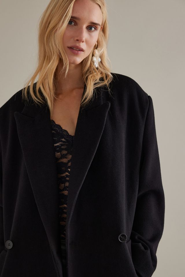 Cappotto Maxi Doppiopetto in Misto Lana Oversize Bardot #5