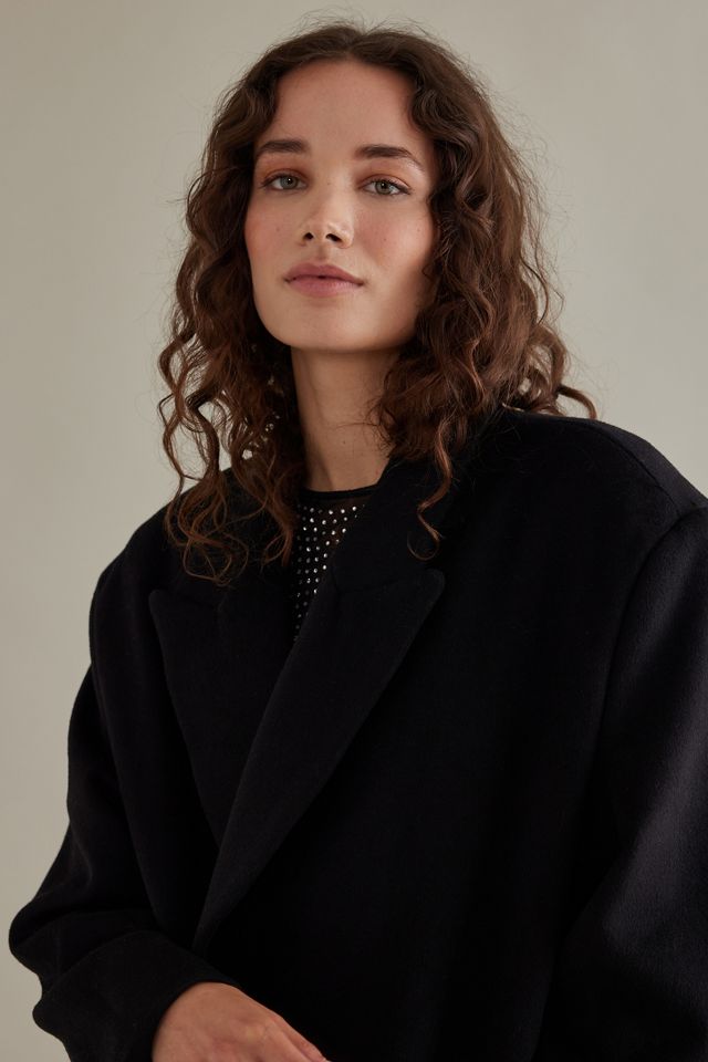 Cappotto Maxi Doppiopetto in Misto Lana Oversize Bardot #8