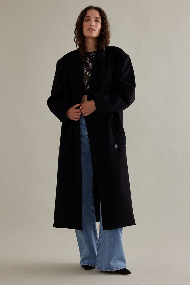 Cappotto Maxi Doppiopetto in Misto Lana Oversize Bardot #6