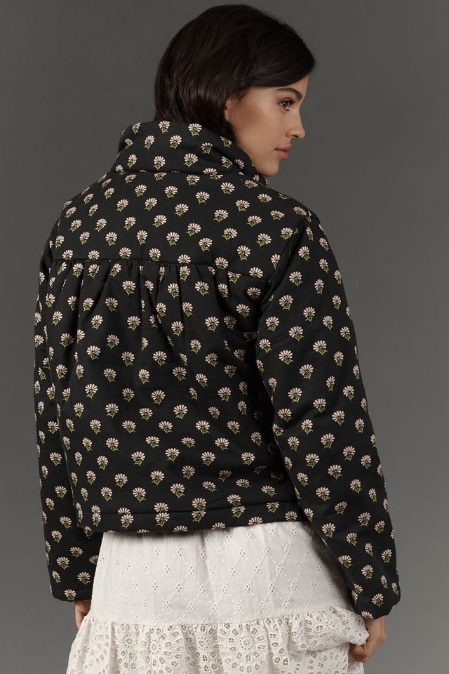Maeve Printed Puffer Coat #1