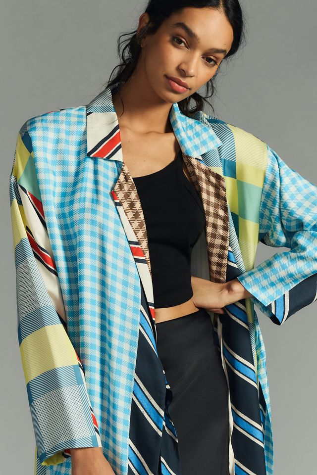 Hope For Flowers by Tracy Reese Satin Trench Coat #1