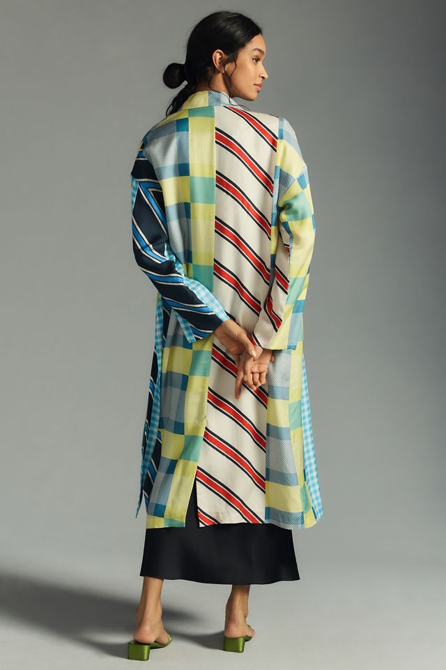 Hope For Flowers by Tracy Reese Satin Trench Coat #2