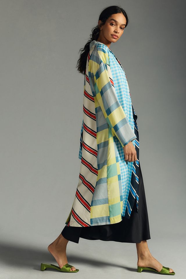 Hope For Flowers by Tracy Reese Satin Trench Coat #3