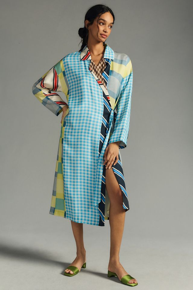 Hope For Flowers by Tracy Reese Satin Trench Coat #4