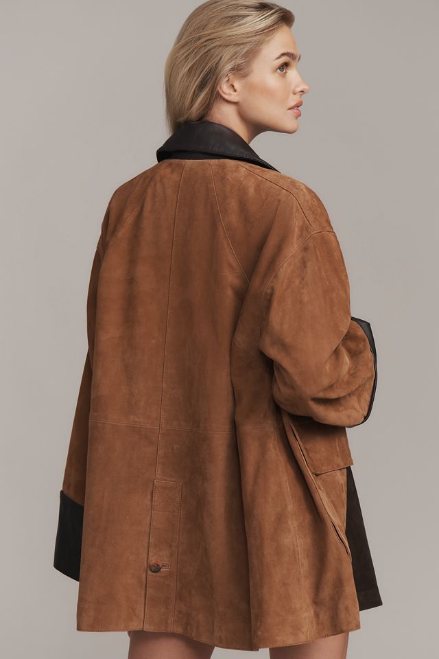 Pilcro Adelaide Suede Barn Jacket #2