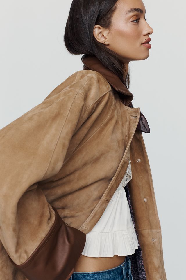 Pilcro Adelaide Suede Barn Jacket #5