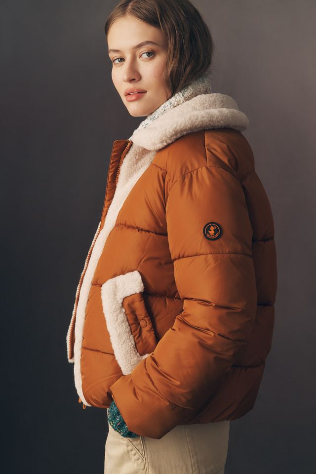 Save The Duck Faux-Shearling Puffer Jacket #1
